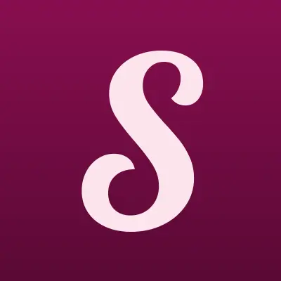 S parfum, магазин парфюмерии, лого-визитка